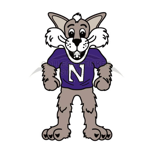 Personal Northwestern Wildcats Iron-on Transfers (Wall Stickers)NO.5701